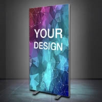 LED Lightbox Display med tryck